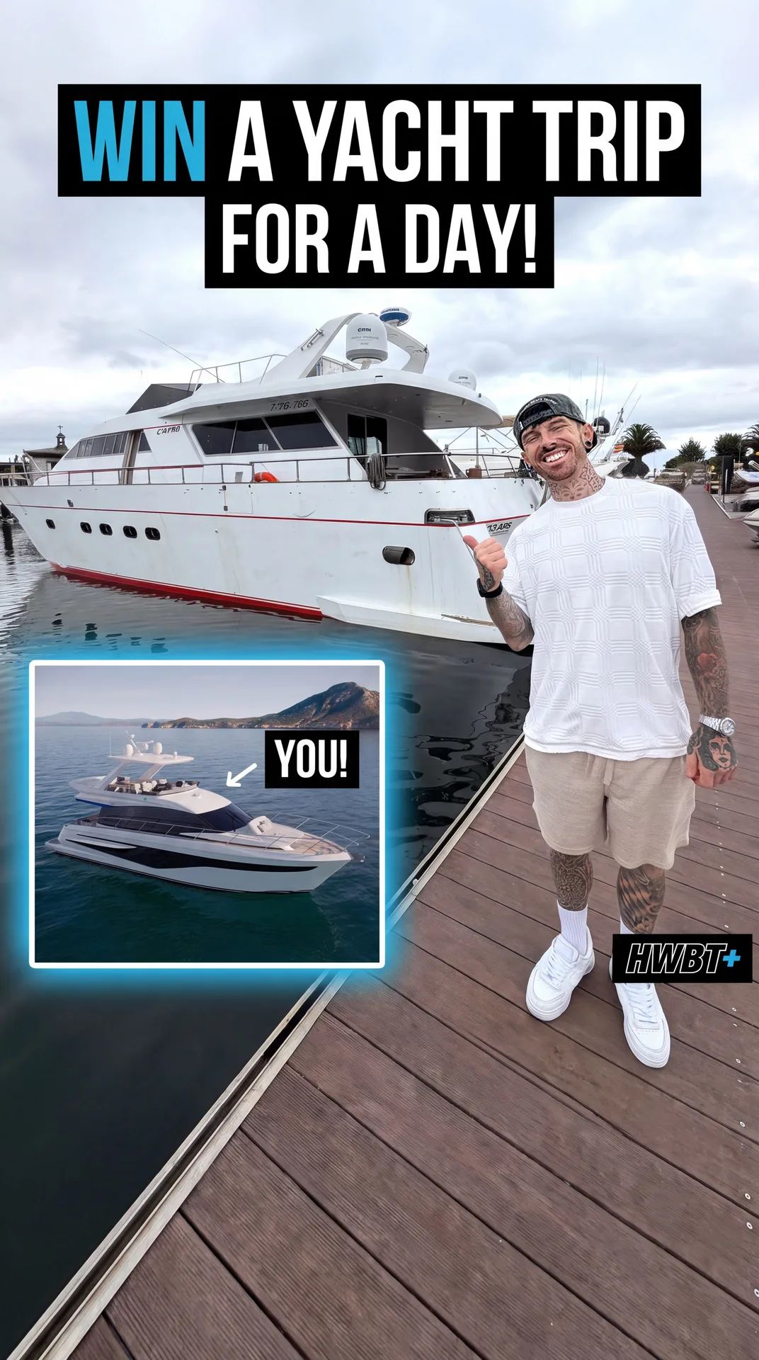 WIN A YACHT TRIP FOR YOU AND A FRIEND! 🛥️